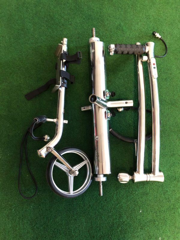 T4G GT2 Electrische Golftrolley RVS (remote) "Package Deal"