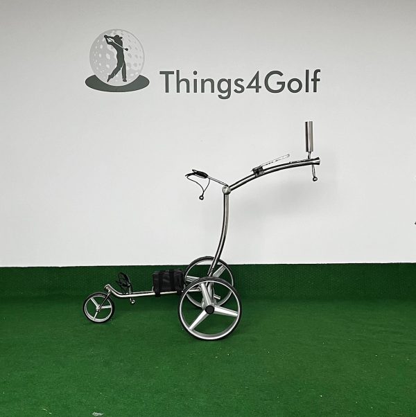 T4G GT3 Electrische Golftrolley RVS (remote)