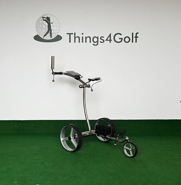 T4G GT4 Electrische Golftrolley RVS (remote) "Package Deal"