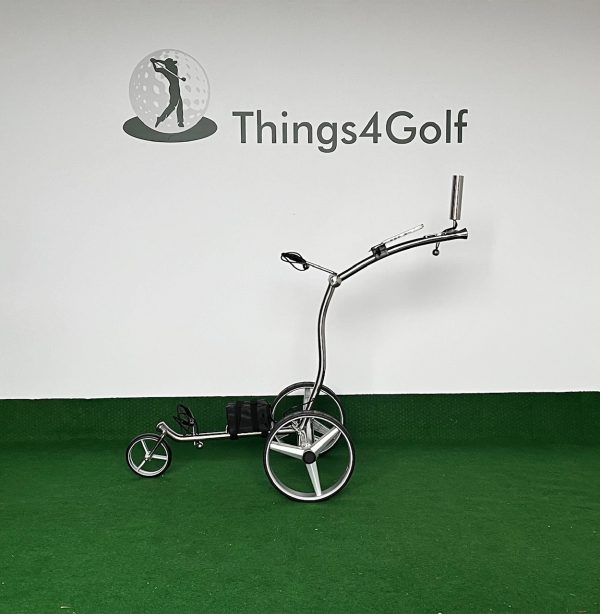 T4G GT2 Electrische Golftrolley RVS (remote) "Package Deal"