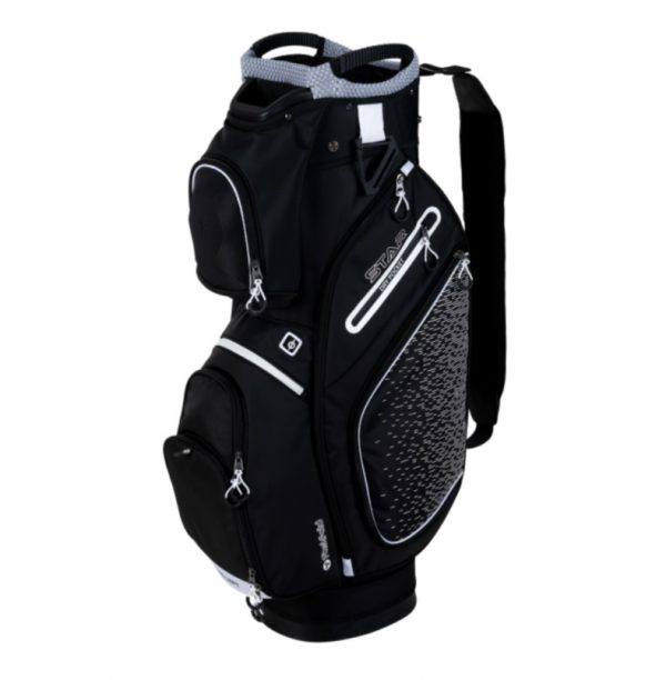 Combi: T4G GT5 Electrische Golftrolley ALU (remote) met FastFold Cartbag STAR