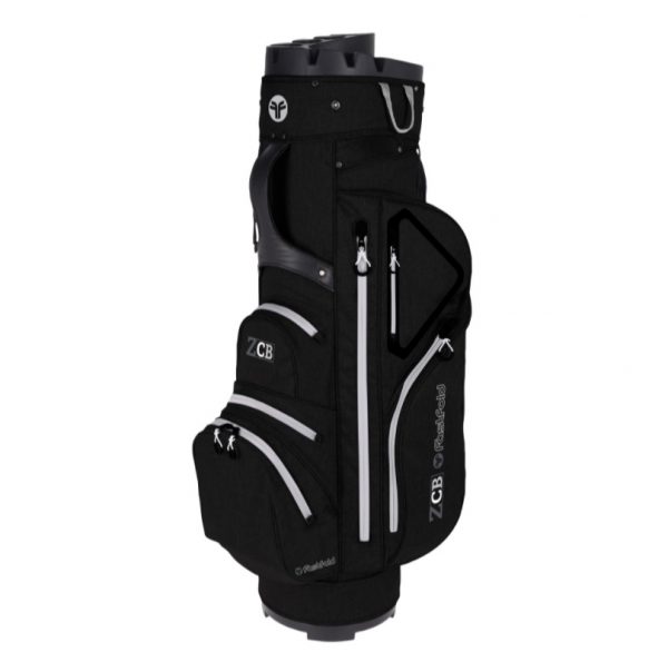 Combi: T4G Electrische Golftrolley RVS met FastFold ZCB Cartbag