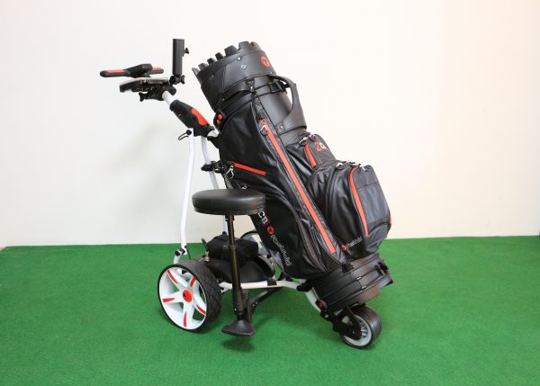 Combi: T4G MC Elektrische Golftrolley met FastFold ZCB Cartbag