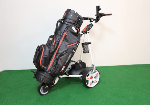 Combi: T4G MC Elektrische Golftrolley met FastFold ZCB Cartbag