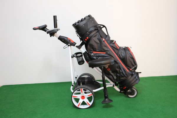Combi: T4G MC Elektrische Golftrolley met FastFold ZCB Cartbag